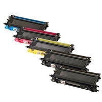 Thumbnail for Compatible  Brother Colour 5 Pack TN251 BK x 2, TN255 C,M,Y
