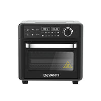 Thumbnail for Devanti Air Fryer 15L LCD Fryers Oven