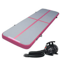 Thumbnail for Everfit GoFun 3X1M Inflatable Air Track Mat with Pump Tumbling Gymnastics Pink