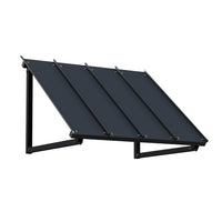 Thumbnail for Instahut Window Door Awning Canopy 1mx1.2m Black Metal Frame