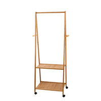 Thumbnail for Artiss Clothes Rack Coat Stand 165x59cm Hanger Wheels