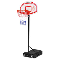 Thumbnail for Everfit 2.1M Basketball Hoop Stand System Adjustable Portable Pro Kids White