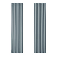 Thumbnail for Artiss 2X Blockout Curtains Eyelet 140x230cm Grey