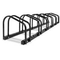 Thumbnail for Weisshorn 6 Bike Stand Rack Bicycle Storage Floor Parking Holder Cycling Black