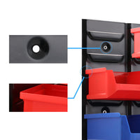 Thumbnail for Giantz 24 Storage Bin Rack Wall Mounted