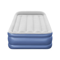 Thumbnail for Bestway Air Mattress Inflatable Bed 46cm Airbed Single Blue