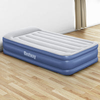 Thumbnail for Bestway Air Mattress Inflatable Bed 46cm Airbed Single Blue