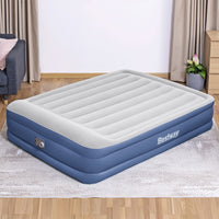 Thumbnail for Bestway Air Mattress Queen Inflatable Bed 46cm Airbed Blue