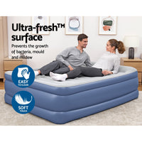 Thumbnail for Bestway Air Mattress Queen Inflatable Bed 61cm Airbed Blue