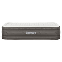 Thumbnail for Bestway Air Mattress Single Inflatable Bed 46cm Airbed Grey