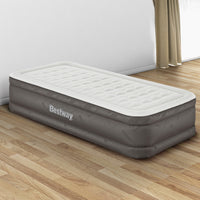 Thumbnail for Bestway Air Mattress Single Inflatable Bed 46cm Airbed Grey