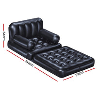 Thumbnail for Bestway Inflatable Air Chair Seat Lounge Couch Lazy Sofa Blow Up Ottoman