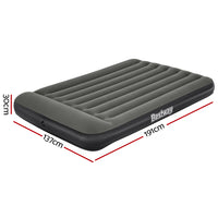Thumbnail for Bestway Air Mattress Double Inflatable Bed 30cm Airbed Grey