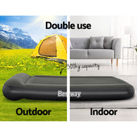 Thumbnail for Bestway Air Mattress Double Inflatable Bed 30cm Airbed Grey