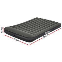 Thumbnail for Bestway Air Mattress Queen Inflatable Bed 30cm Airbed Grey