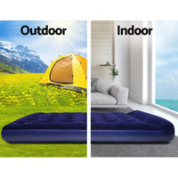 Thumbnail for Bestway Single Size Inflatable Air Mattress - Navy