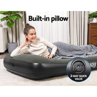 Thumbnail for Bestway Air Mattress Single Inflatable Bed 30cm Airbed Grey