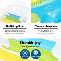 Thumbnail for Bestway Pool Float Inflatable Lounge Seat Pillow Bed