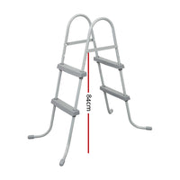 Thumbnail for Bestway Pool Ladder 84cm 2 Step Above Ground Swimming Pools Removable Steps Stairs