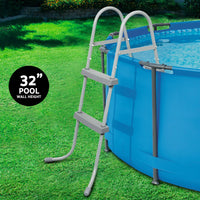 Thumbnail for Bestway Pool Ladder 84cm 2 Step Above Ground Swimming Pools Removable Steps Stairs