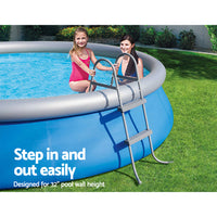 Thumbnail for Bestway Pool Ladder 84cm 2 Step Above Ground Swimming Pools Removable Steps Stairs