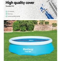 Thumbnail for Bestway Pool Cover Fits 3.05m/10ft Round Swimming Pool PVC Blanket 2.89m