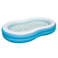 Thumbnail for Bestway Kids Pool 262x157x46cm Inflatable Above Ground Swimming Pools 544L