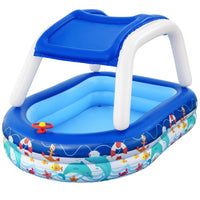 Thumbnail for Bestway Kids Pool 213x155x132cm Inflatable Swimming w/ Canopy Play Pools 282L