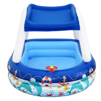 Thumbnail for Bestway Kids Pool 213x155x132cm Inflatable Swimming w/ Canopy Play Pools 282L