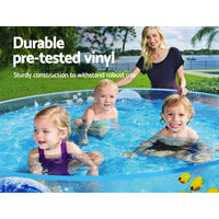 Thumbnail for Bestway Kids Pool 183x38cm Round Above Ground Rigid Swimming Pools Undersea 946L