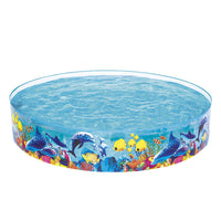 Thumbnail for Bestway Kids Pool 244x46cm Round Above Ground Rigid Swimming Pools Undersea 2074L