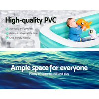 Thumbnail for Bestway Kids Pool 200x146x48cm Inflatable Above Ground Swimming Pools 450L