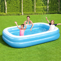 Thumbnail for Bestway Kids Pool 262x175x51cm Inflatable Above Ground Swimming Pools 778L