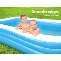 Thumbnail for Bestway Kids Pool 305x183x56cm Inflatable Above Ground Swimming Pools 1161L