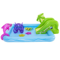 Thumbnail for Bestway Kids Pool 239x206x86cm Inflatable Above Ground Swimming Play Pools 308L