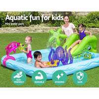 Thumbnail for Bestway Kids Pool 239x206x86cm Inflatable Above Ground Swimming Play Pools 308L