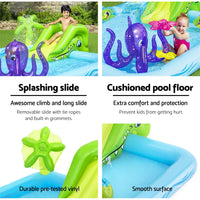 Thumbnail for Bestway Kids Pool 239x206x86cm Inflatable Above Ground Swimming Play Pools 308L