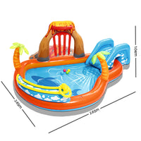 Thumbnail for Bestway Kids Pool 265x265x104cm Inflatable Above Ground Swimming Play Pools 208L