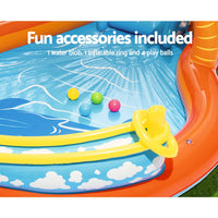 Thumbnail for Bestway Kids Pool 265x265x104cm Inflatable Above Ground Swimming Play Pools 208L