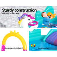 Thumbnail for Bestway Kids Pool 274x198x137cm Inflatable Above Ground Swimming Play Pools 220L