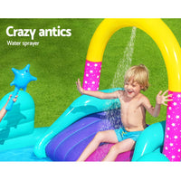 Thumbnail for Bestway Kids Pool 274x198x137cm Inflatable Above Ground Swimming Play Pools 220L