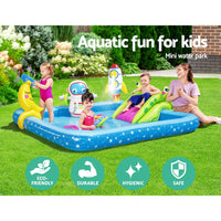 Thumbnail for Bestway Kids Pool 228x206x84cm Inflatable Above Ground Swimming Play Pools 308L