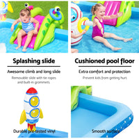 Thumbnail for Bestway Kids Pool 228x206x84cm Inflatable Above Ground Swimming Play Pools 308L