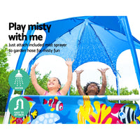 Thumbnail for Bestway Kids Pool 183x51cm Steel Frame Swimming Play Pools Canopy 930L