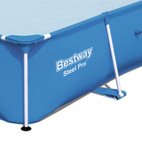 Thumbnail for Bestway Swimming Pool 259x170x61cm Steel Frame Above Ground Pools 2300L