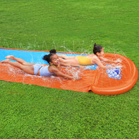 Thumbnail for Bestway Water Slide Kids Slip 488cm Dual Slides Inflatable Splash Pad