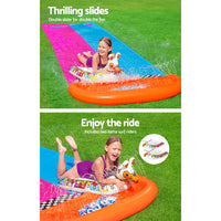 Thumbnail for Bestway Water Slide Slip Kids 488cm Dual Slides Splash Pad