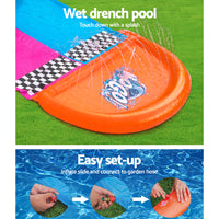 Thumbnail for Bestway Water Slide Slip Kids 488cm Dual Slides Splash Pad