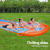 Thumbnail for Bestway Water Slide Slip Kids 488cm Triple Slides