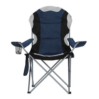 Thumbnail for Weisshorn Camping Folding Chair Portable Outdoor Hiking Fishing Picnic Navy 2pcs